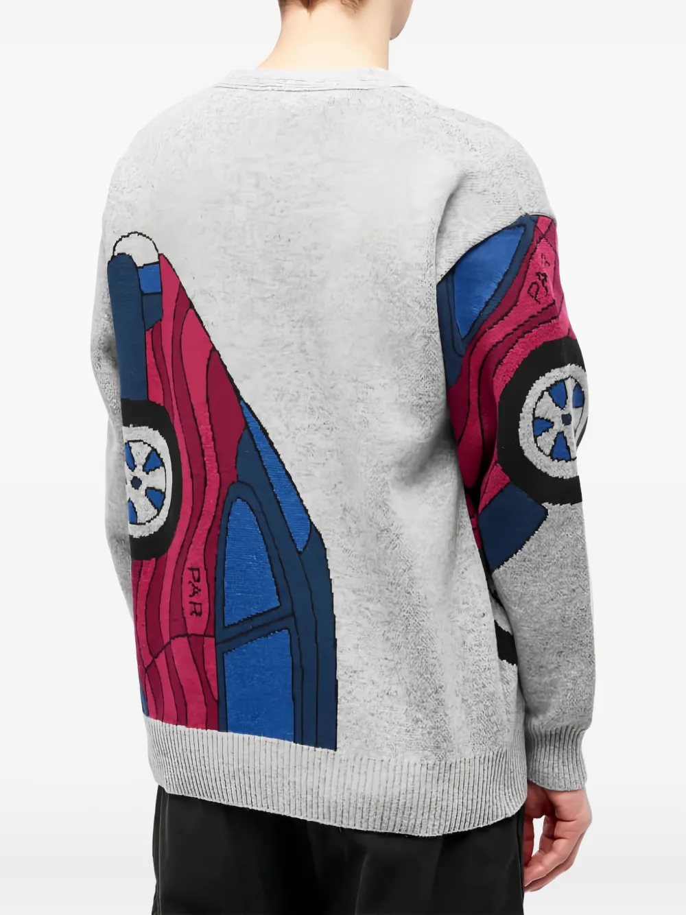 BY PARRA Gebreid vest Grijs