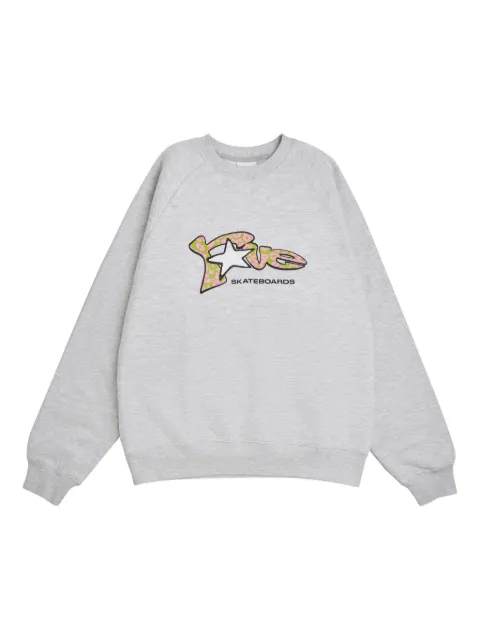 RAVE SKATEBOARDS star-logo sweatshirt