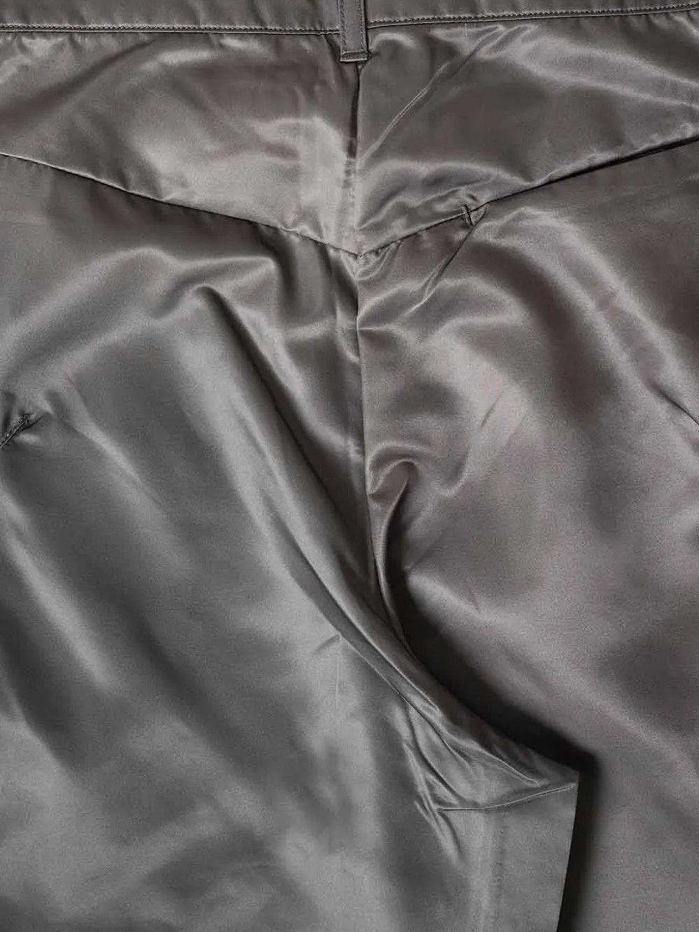 Open Yy Panelled Trousers In Brown
