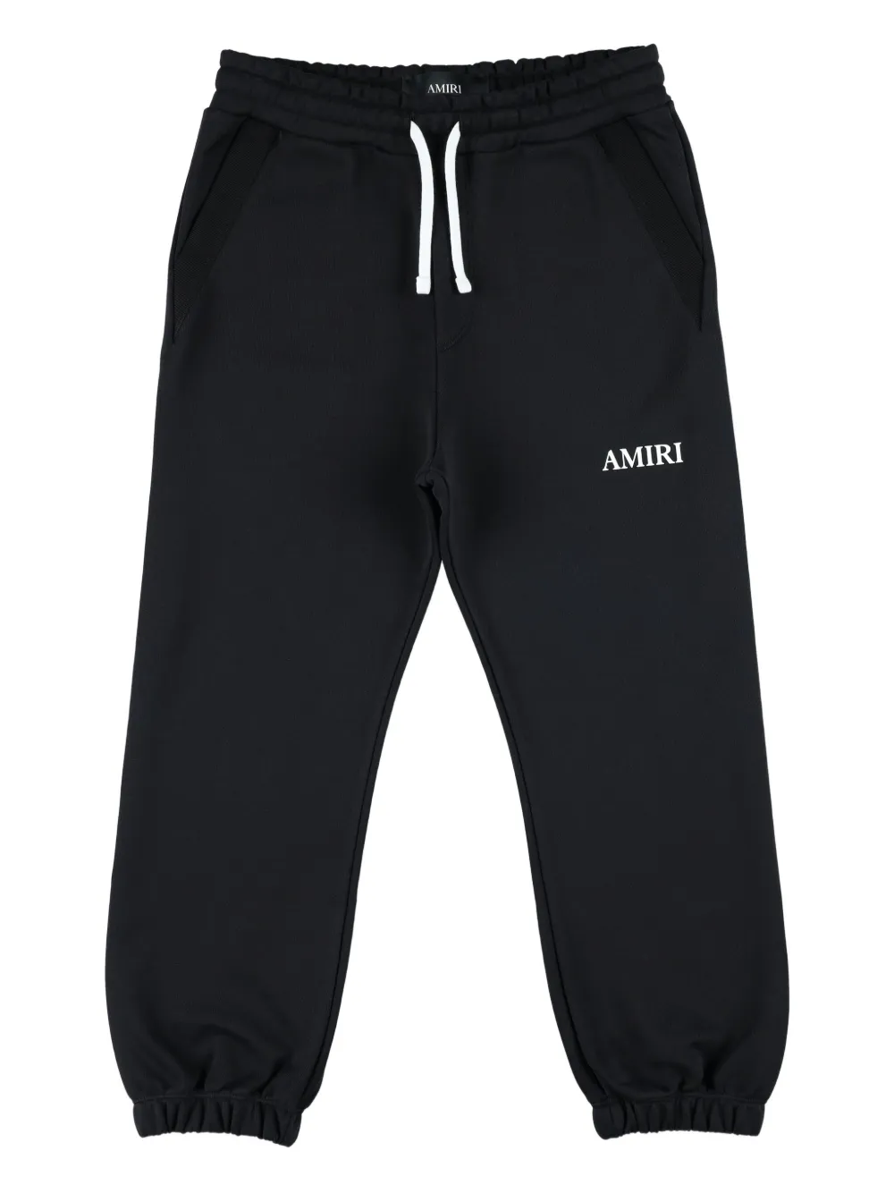 AMIRI KIDS Joggingbroek met geborduurd logo Zwart