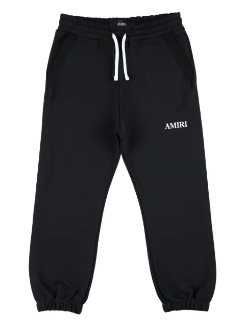 AMIRI KIDS logo-embroidered cuffed joggers