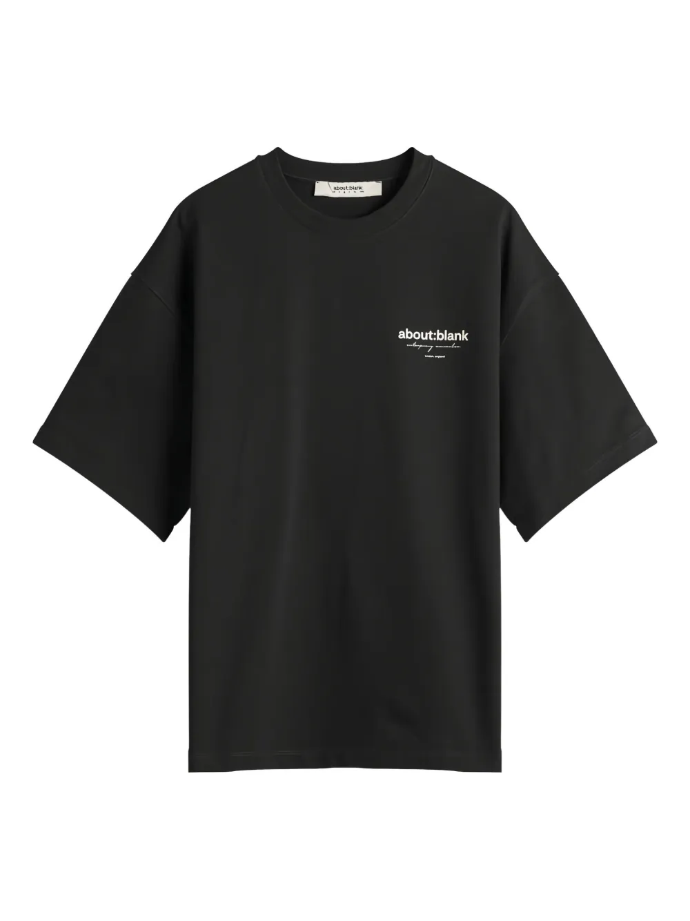 ABOUTBLANK Reverse T-shirt | Black | Image 1