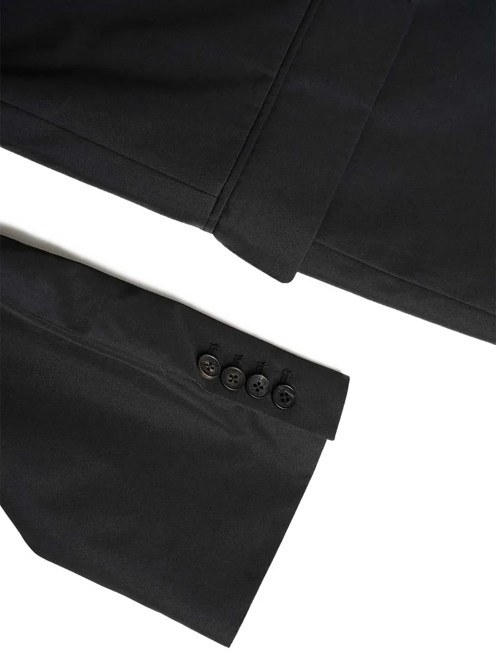 Open Yy Single-breasted Blazer In Black