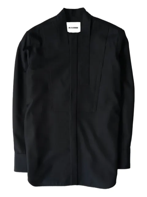 Jil Sander chemise à col asymétrique