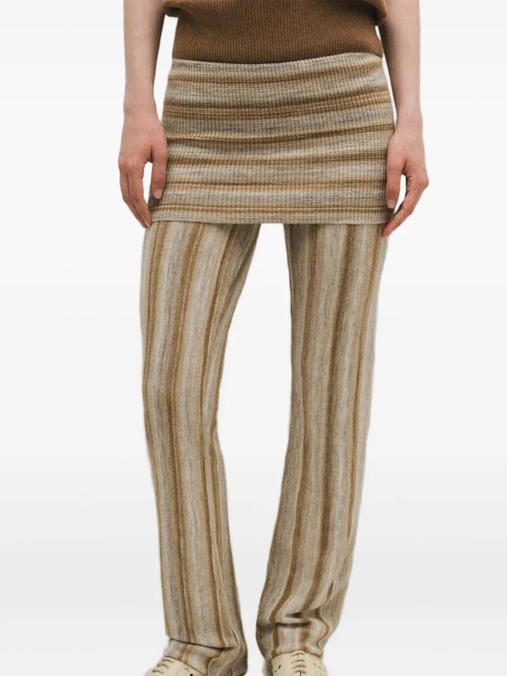 Gimaguas Cezza gestreepte broek Beige
