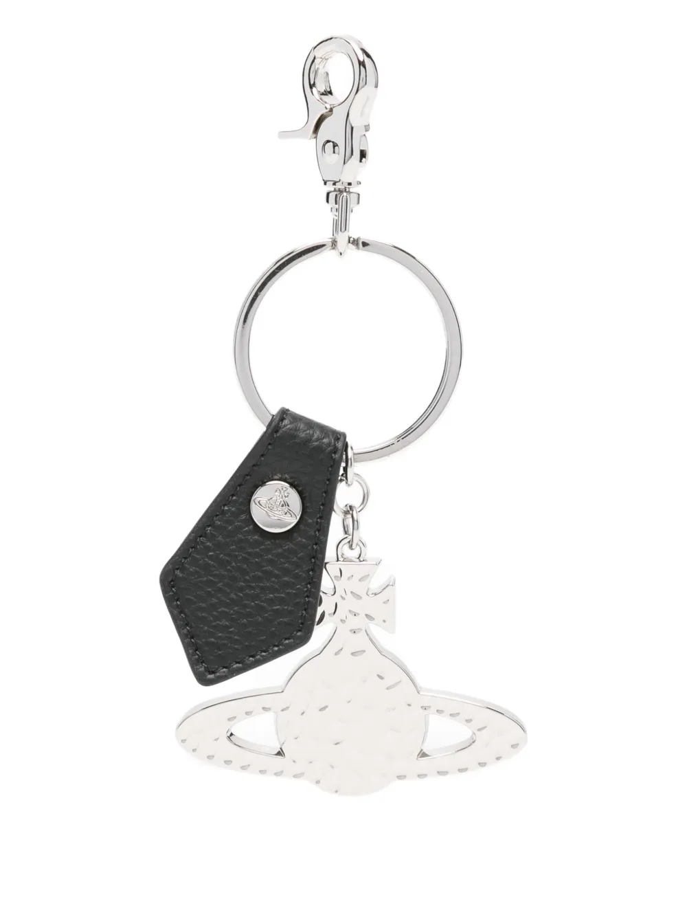 Vivienne Westwood Orb-plaque Leather Keyring