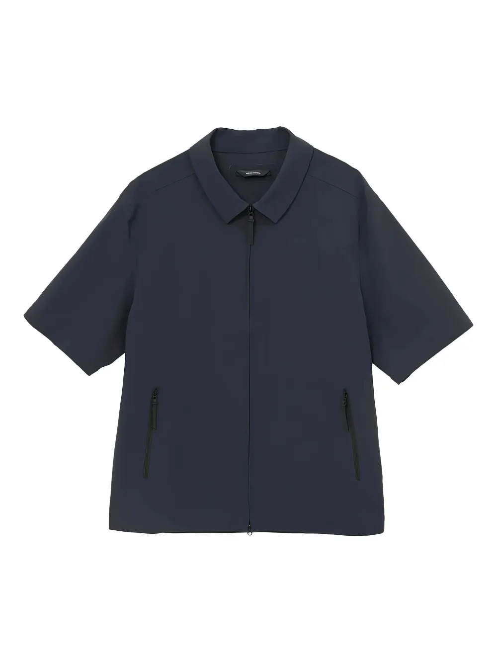 Hiking Patrol zip-front short-sleeve shirt - Blu