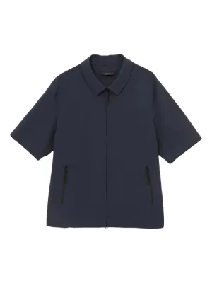 FEAR OF GOD ESSENTIALS Work full-zip Denim Shirt | Black | FARFETCH