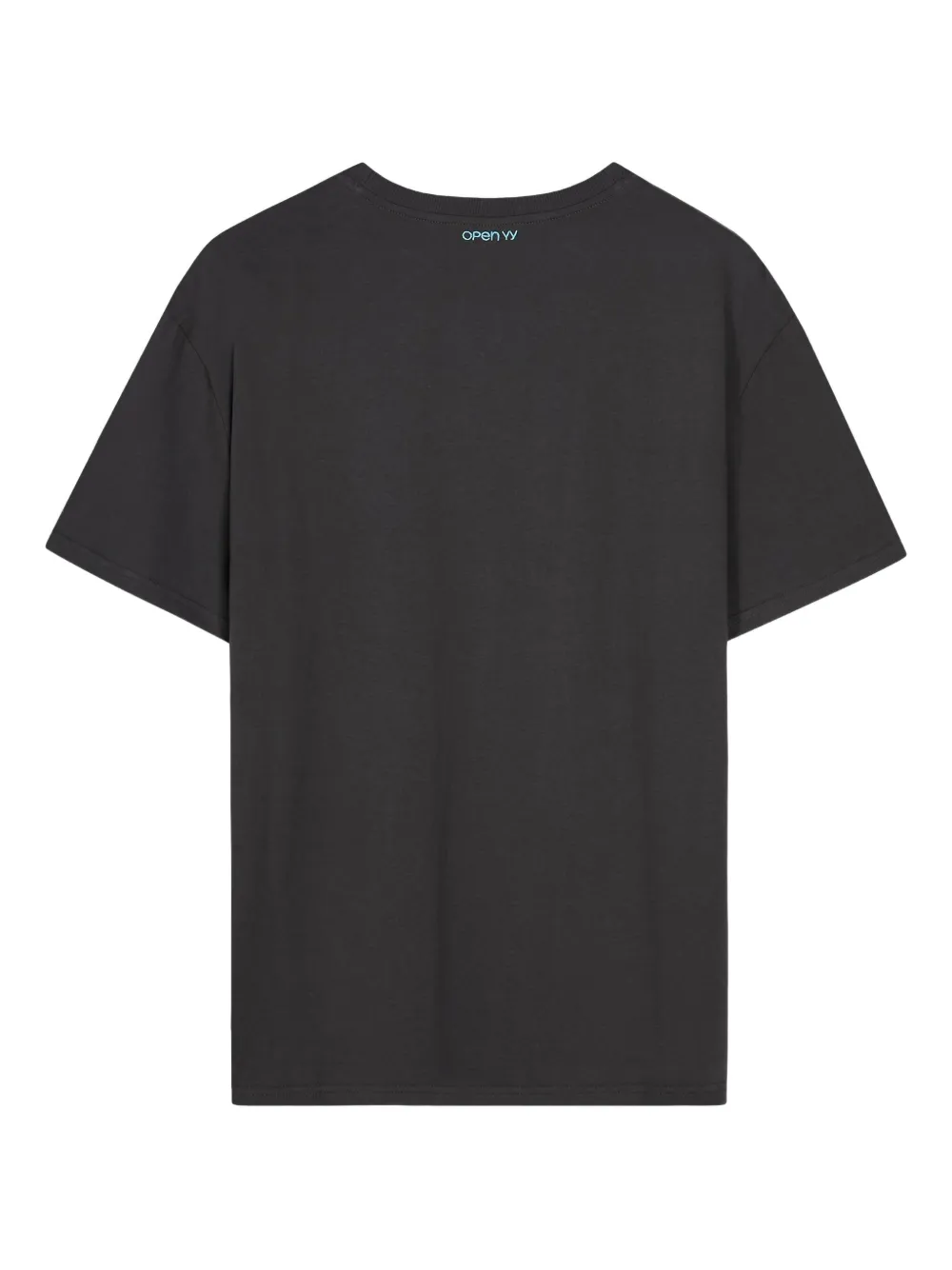 Open Yy Star-print T-shirt In Black