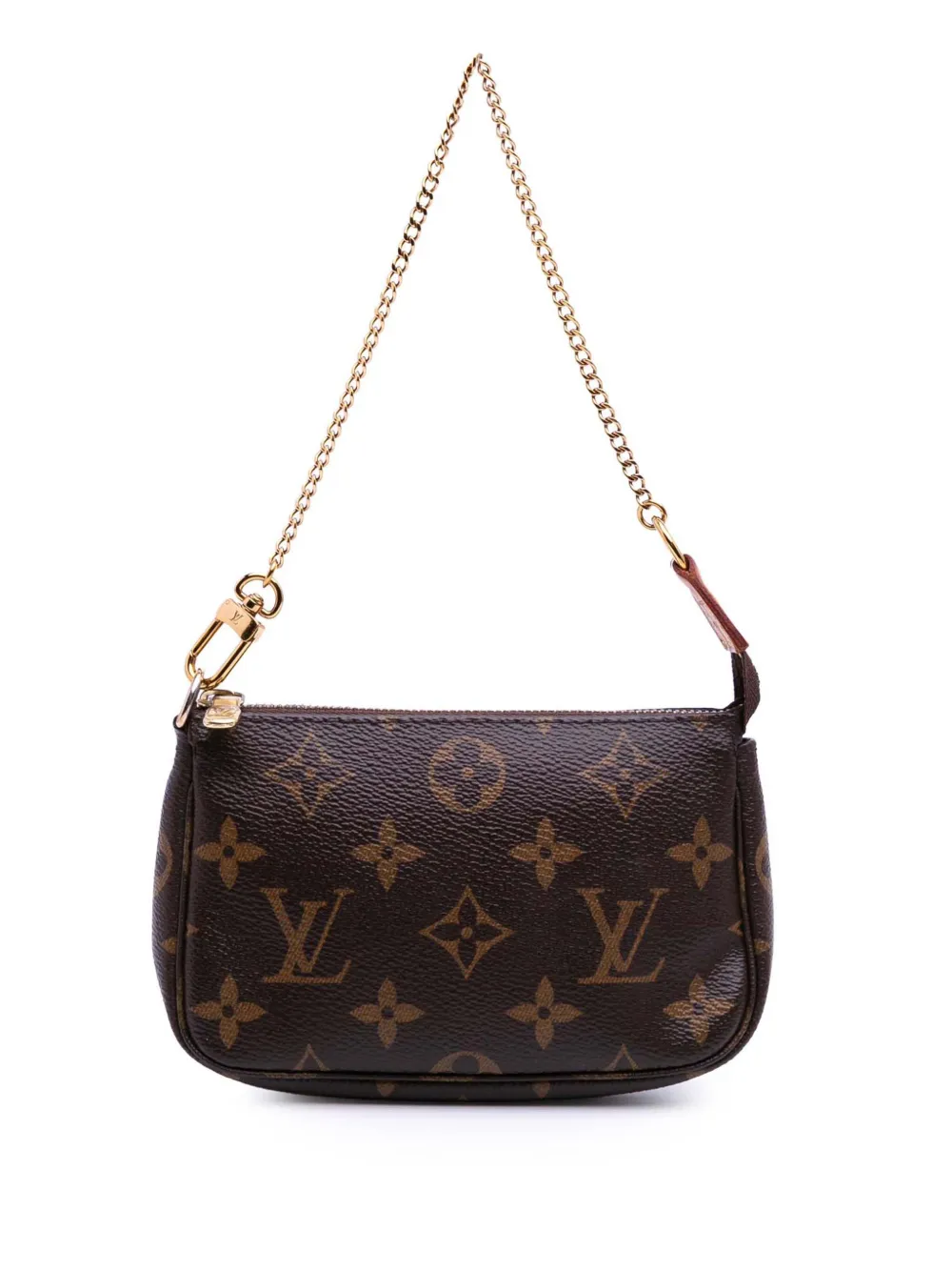 Louis Vuitton Pre-Owned 2020 Monogram Mini Pochette Accessoires handbag | Brown | Image 1
