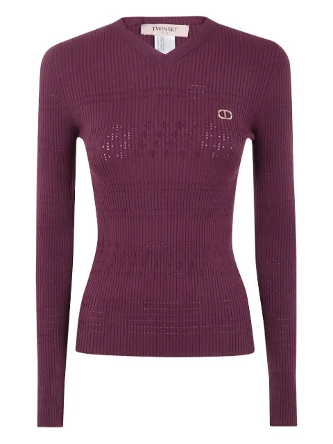 TWINSET ribbed-knit sweater