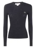 TWINSET ribbed v-neck sweater - Black