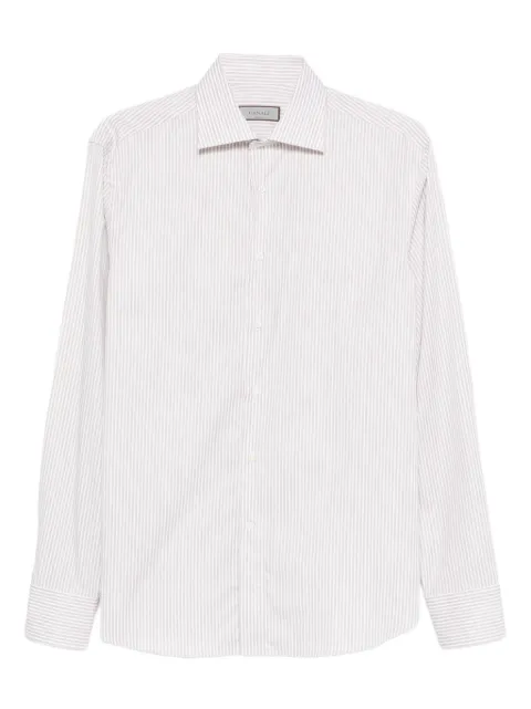 Canali striped cotton shirt