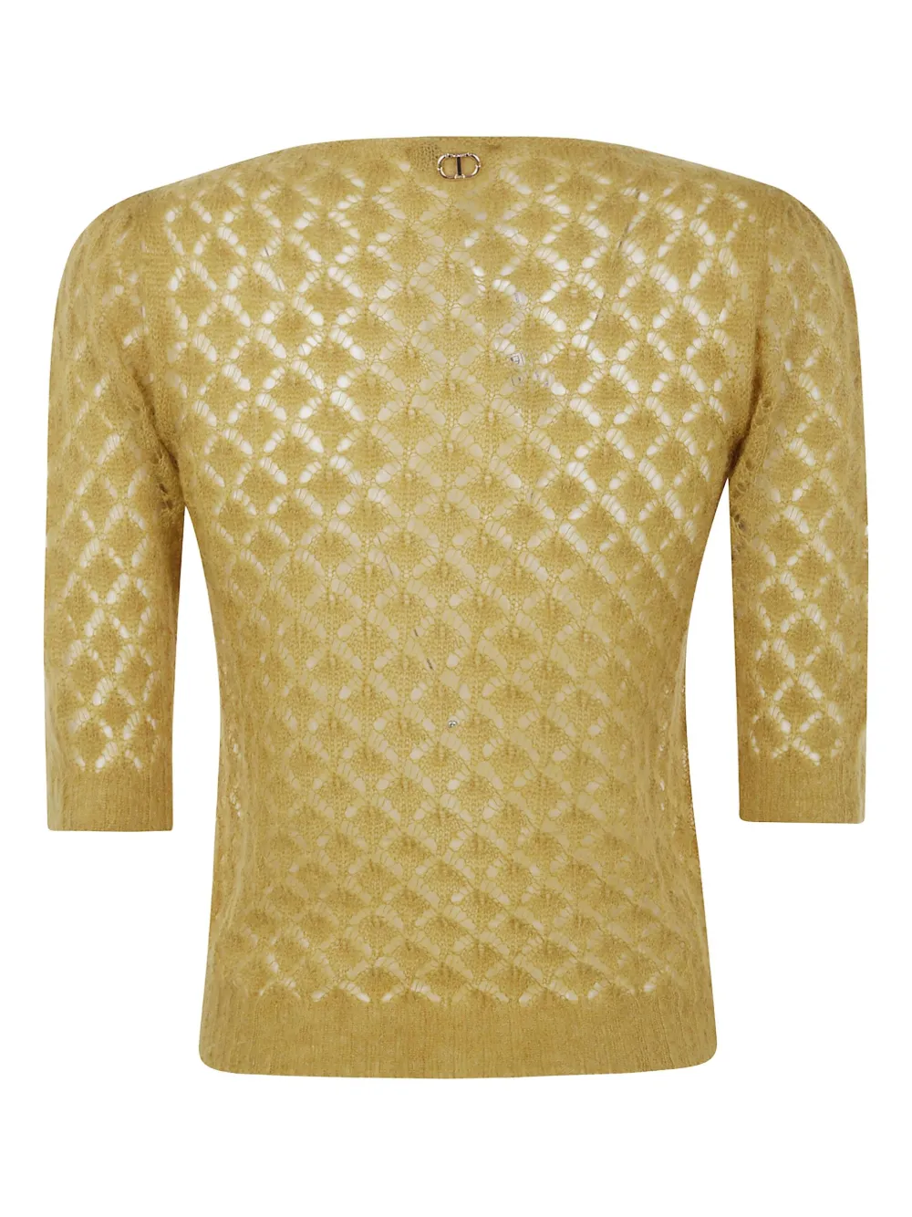 TWINSET open-knit short-sleeve sweater | Knitted Sweaters | Image 2