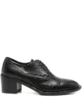 KING TARTUFOLI 55mm lace-up block-heel derby shoes - Black