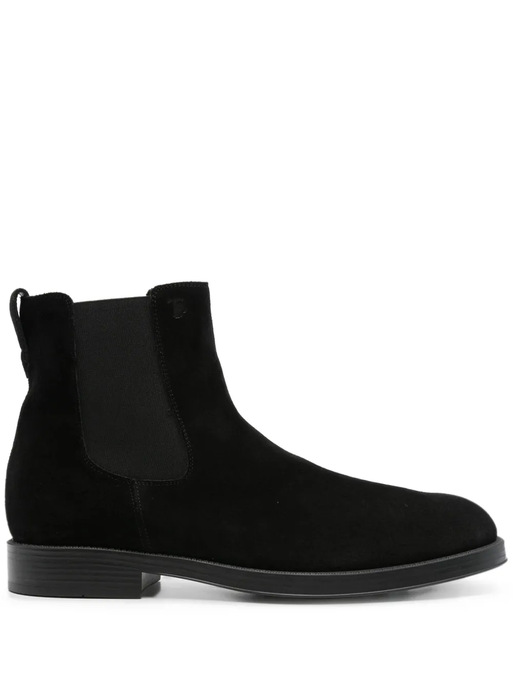 Tod's elastic-panel suede Chelsea boots - ブラック Tod's elastic-panel suede Chelsea boots - ブラック