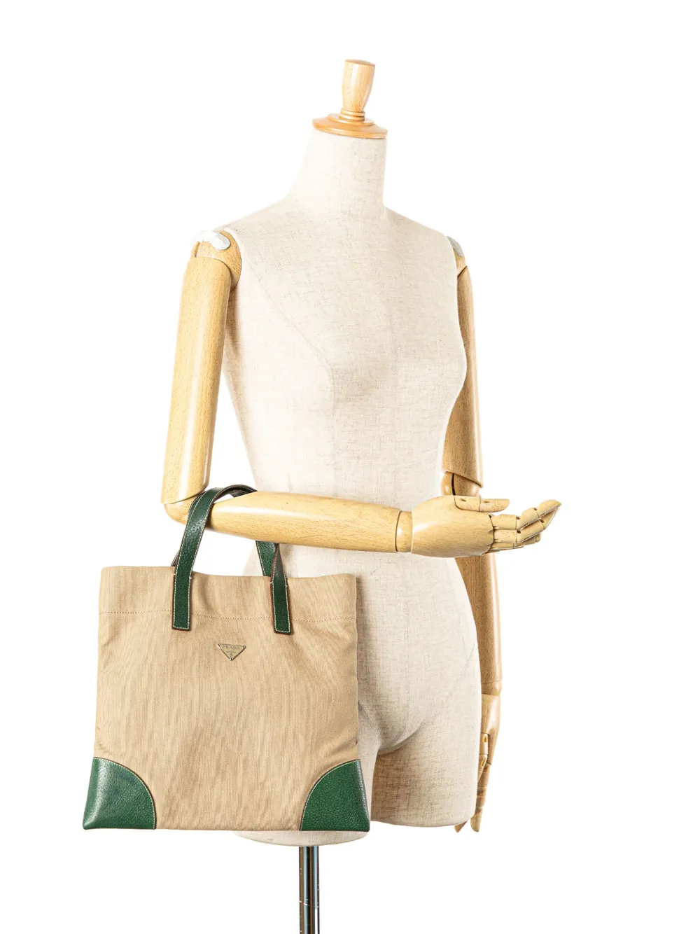 Prada Pre-Owned 2000-2013 Cinghiale Trimmed Canapa tote bag | Pre-Owned | Image 2