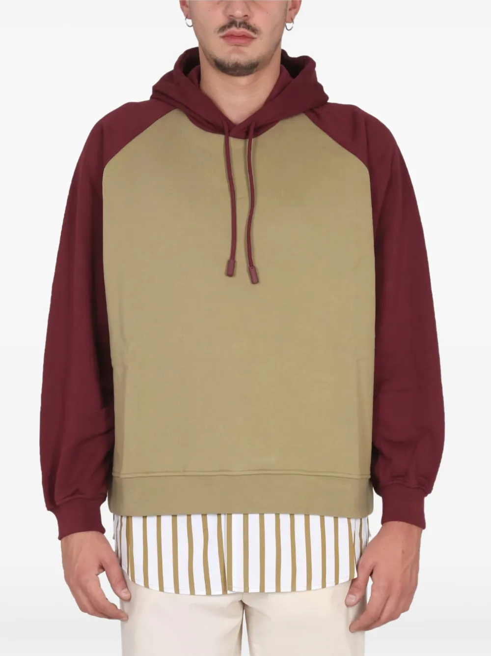 Sunnei raglan-sleeve hoodie | Neutrals | Image 1