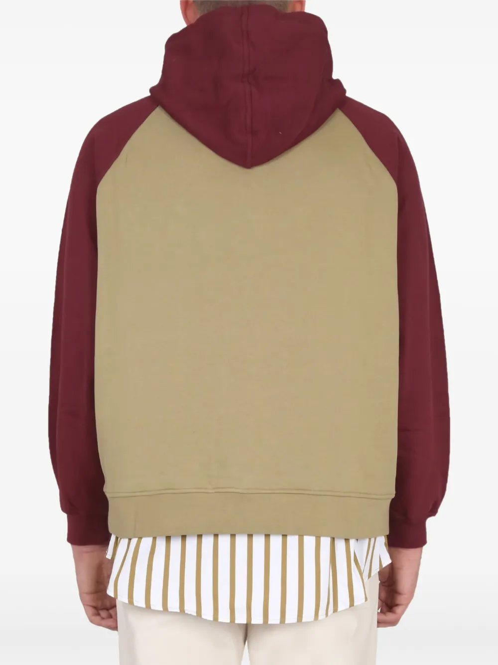 Sunnei Hoodie met raglan mouwen Beige