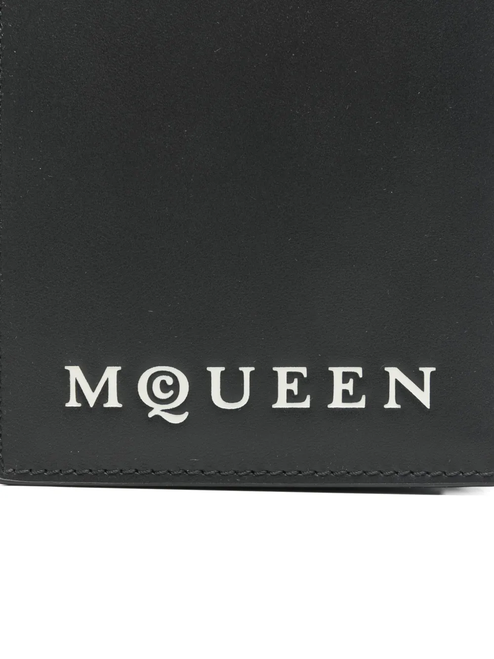 Alexander McQueen Telefoonhoesje met logo Zwart
