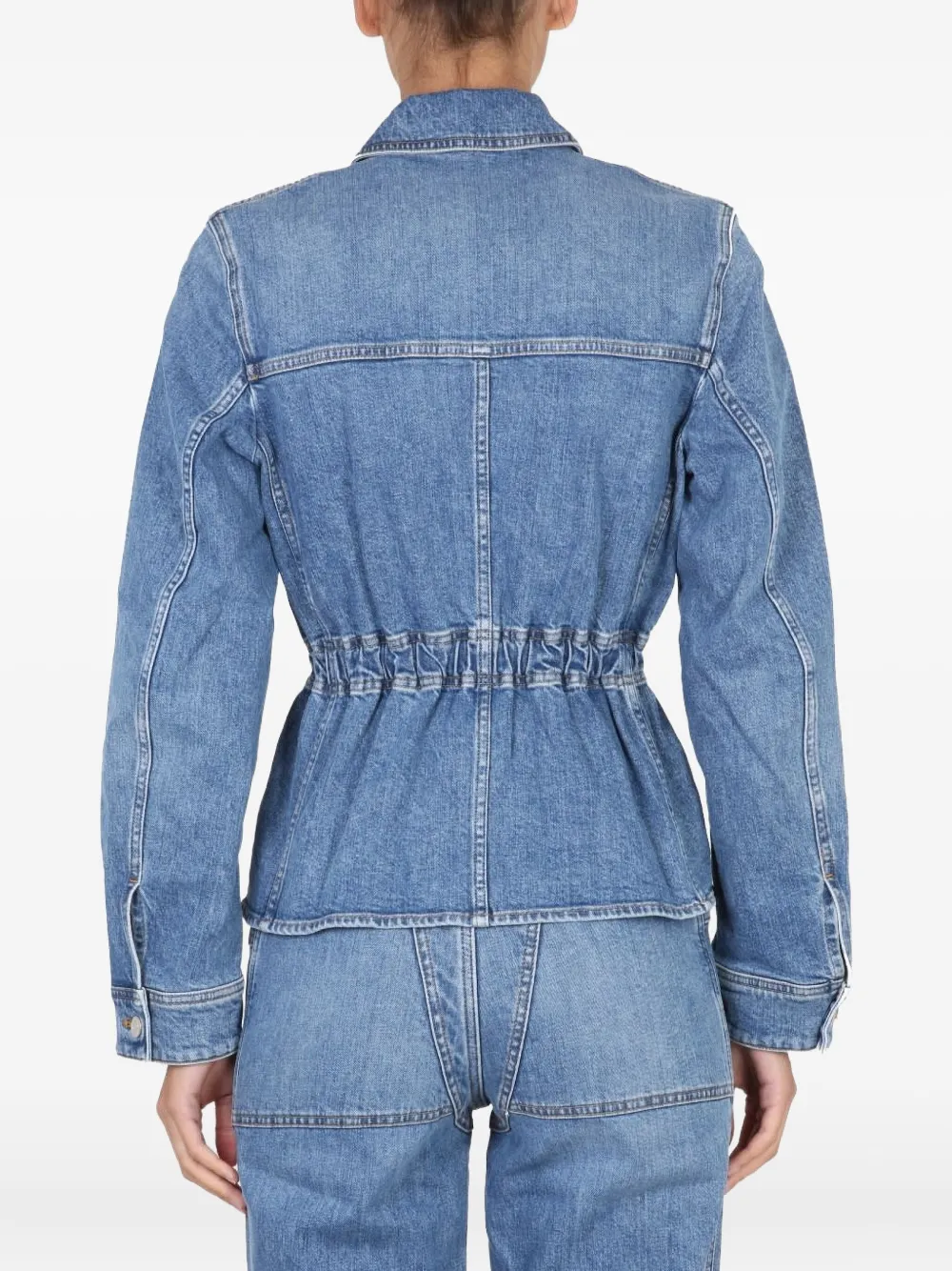 Stella McCartney Denim jack Blauw