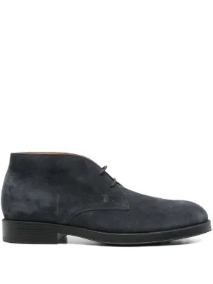 Tod\'s Desert Boots in Black Suede Man BLACK Winter Gommino Desert Boots in Suede  main image 3