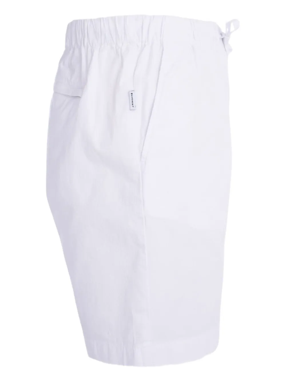 Bluemint Chris Elasticated-waist Cotton Blend Shorts In White