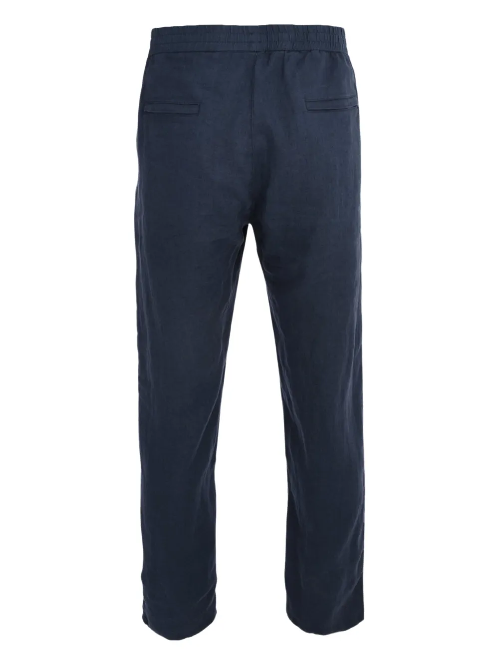 Bluemint Elastic-waist Linen Trousers In Blue