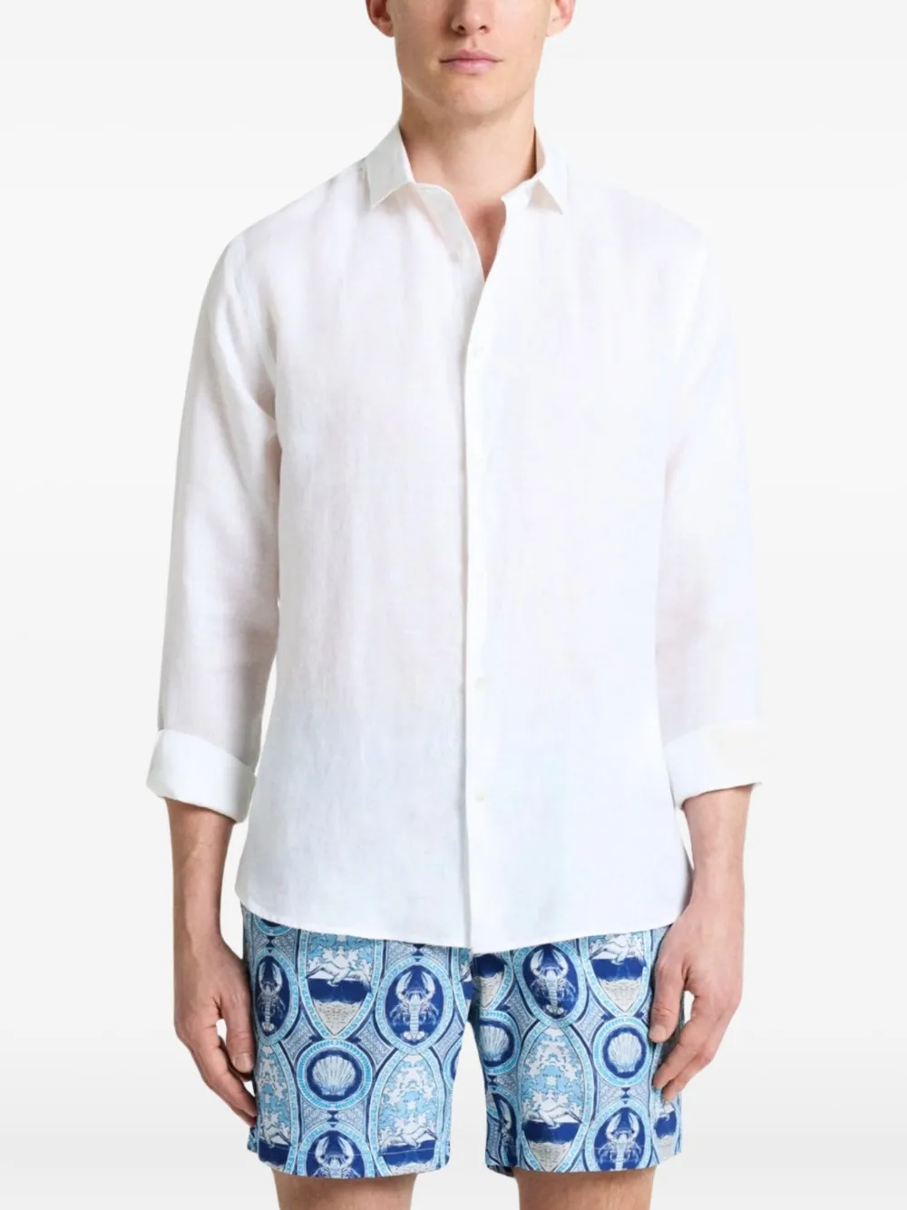 Bluemint Arthus Lobster Shell Swim Shorts In Blue