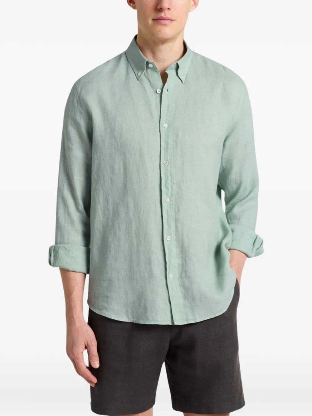 Bluemint linen/flax shirt - Groen