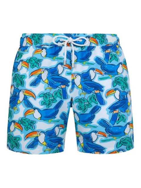 Bluemint Arthus toucan-print swim shorts