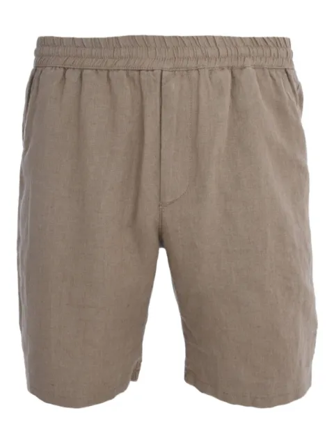 Bluemint elasticated-waistband linen shorts