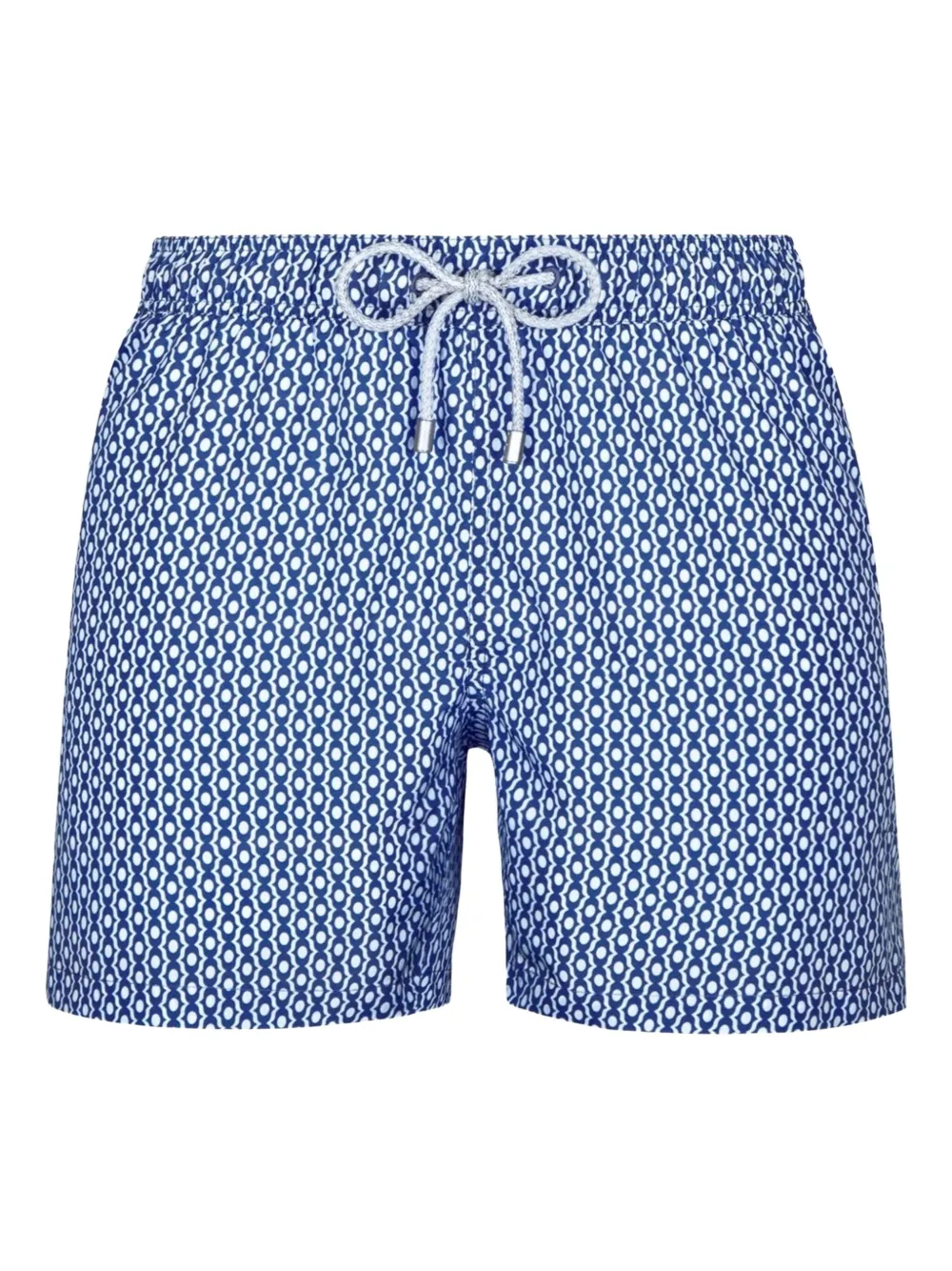Bluemint Geometric-print Swim Shorts In Blue