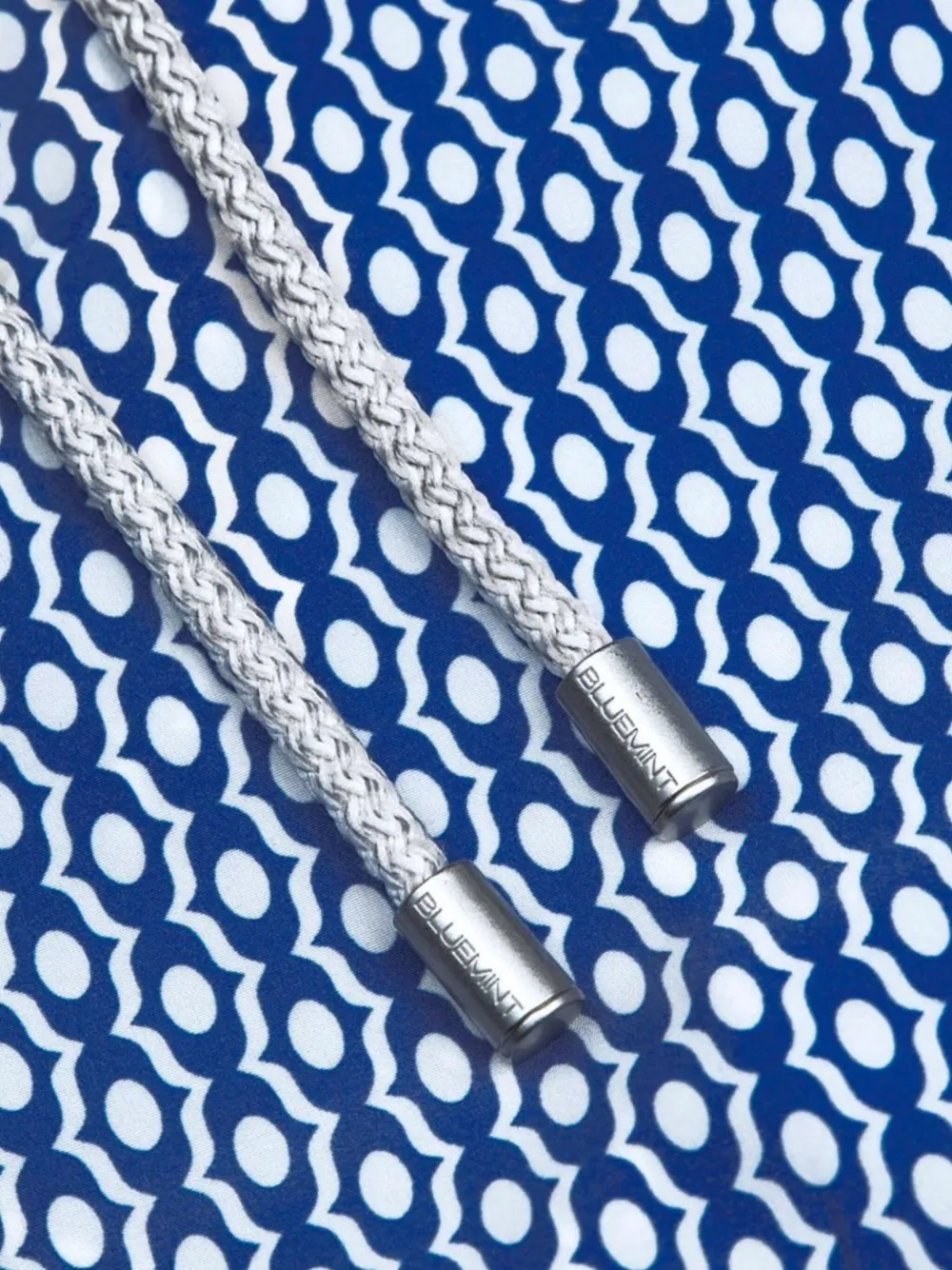 Bluemint Geometric-print Swim Shorts In Blue