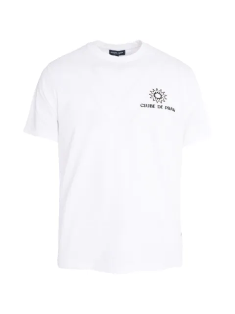 Frescobol Carioca t-shirt Rosa à broderies