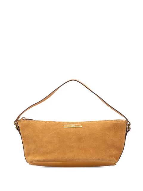 Gucci Pre-Owned 2000-2015 Suede Boat shoulder bag