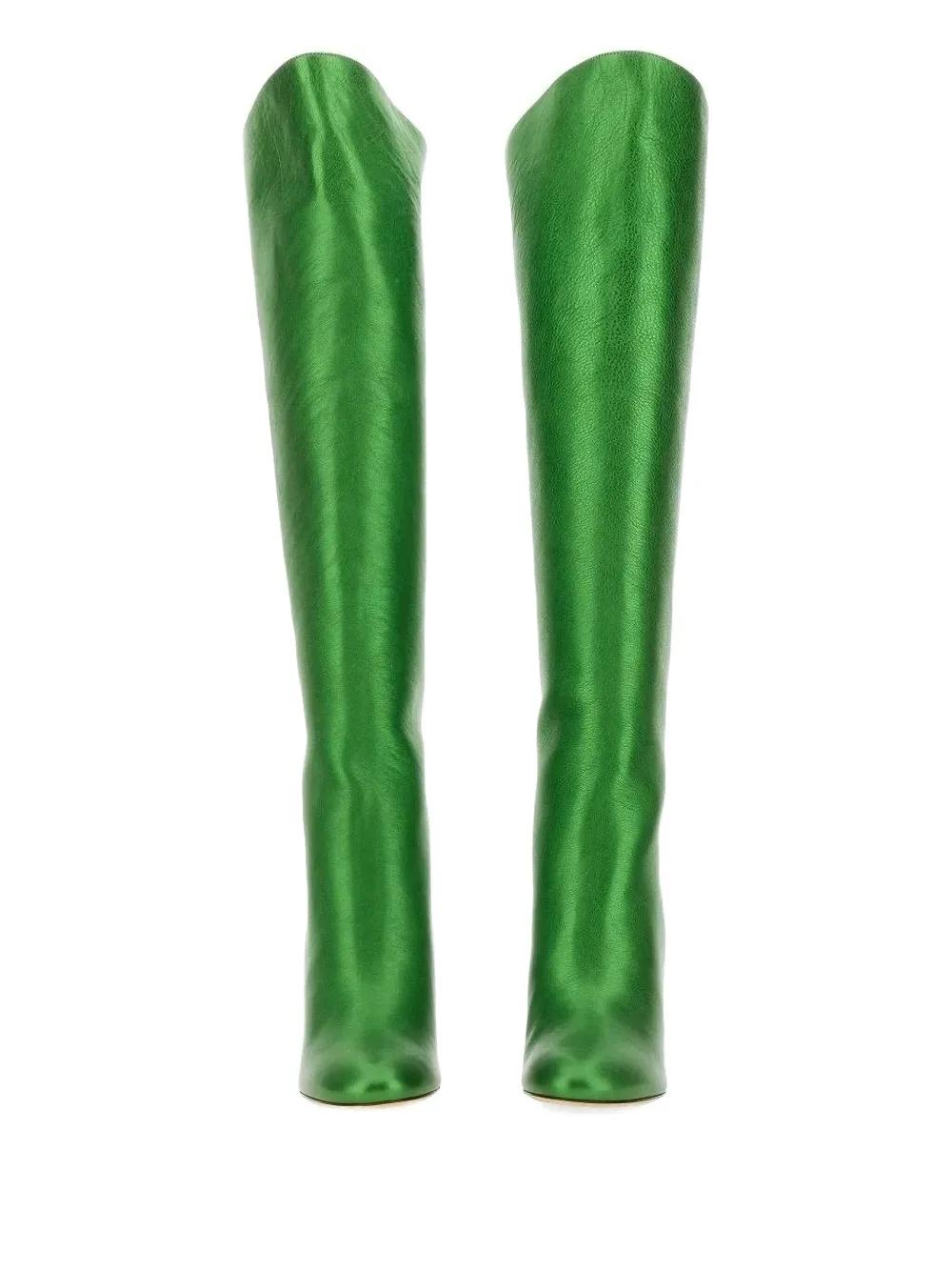 Maison Skorpios 90mm Adriana Boots In Green