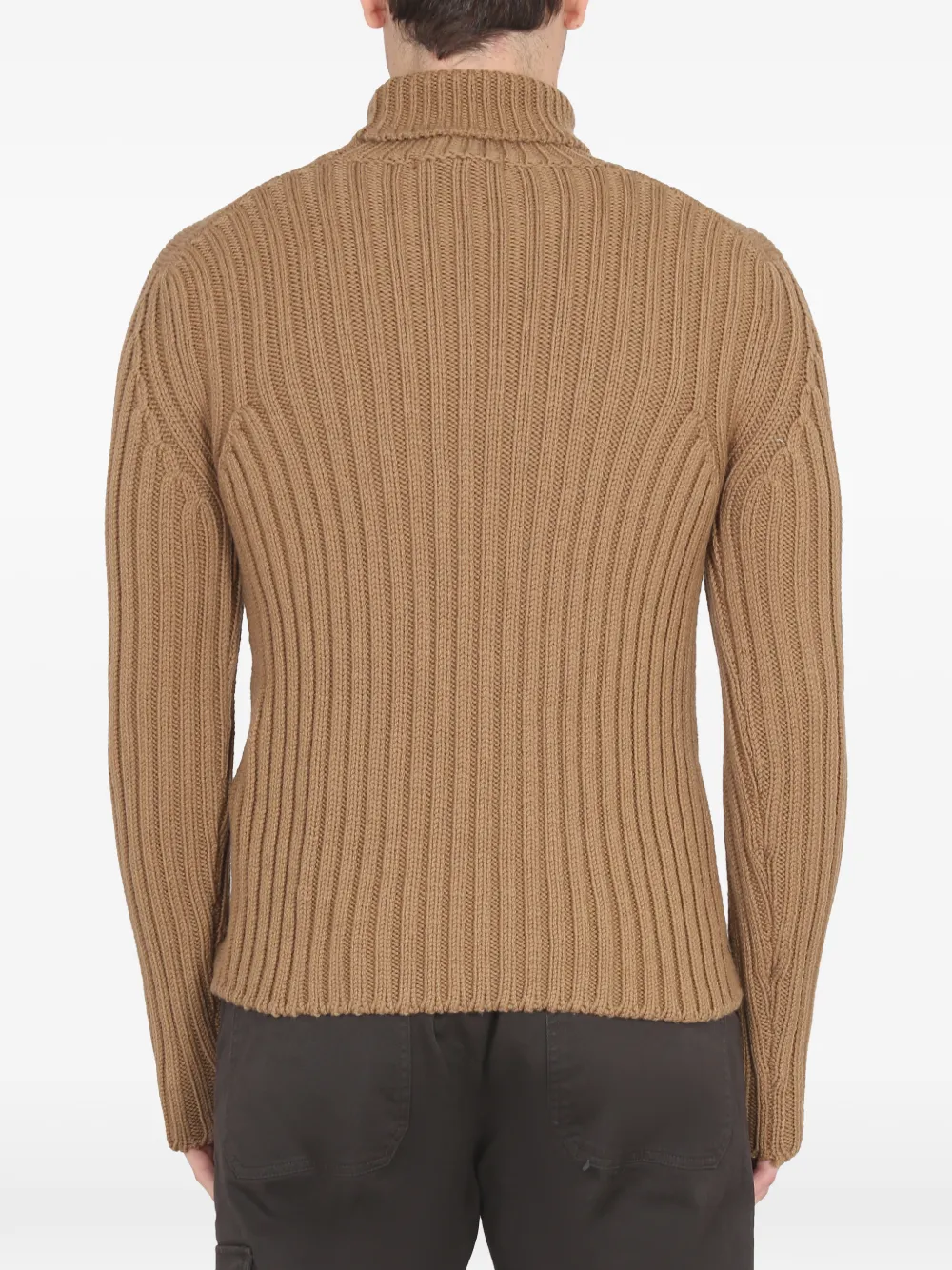 Ten C roll-neck sweater - Bruin