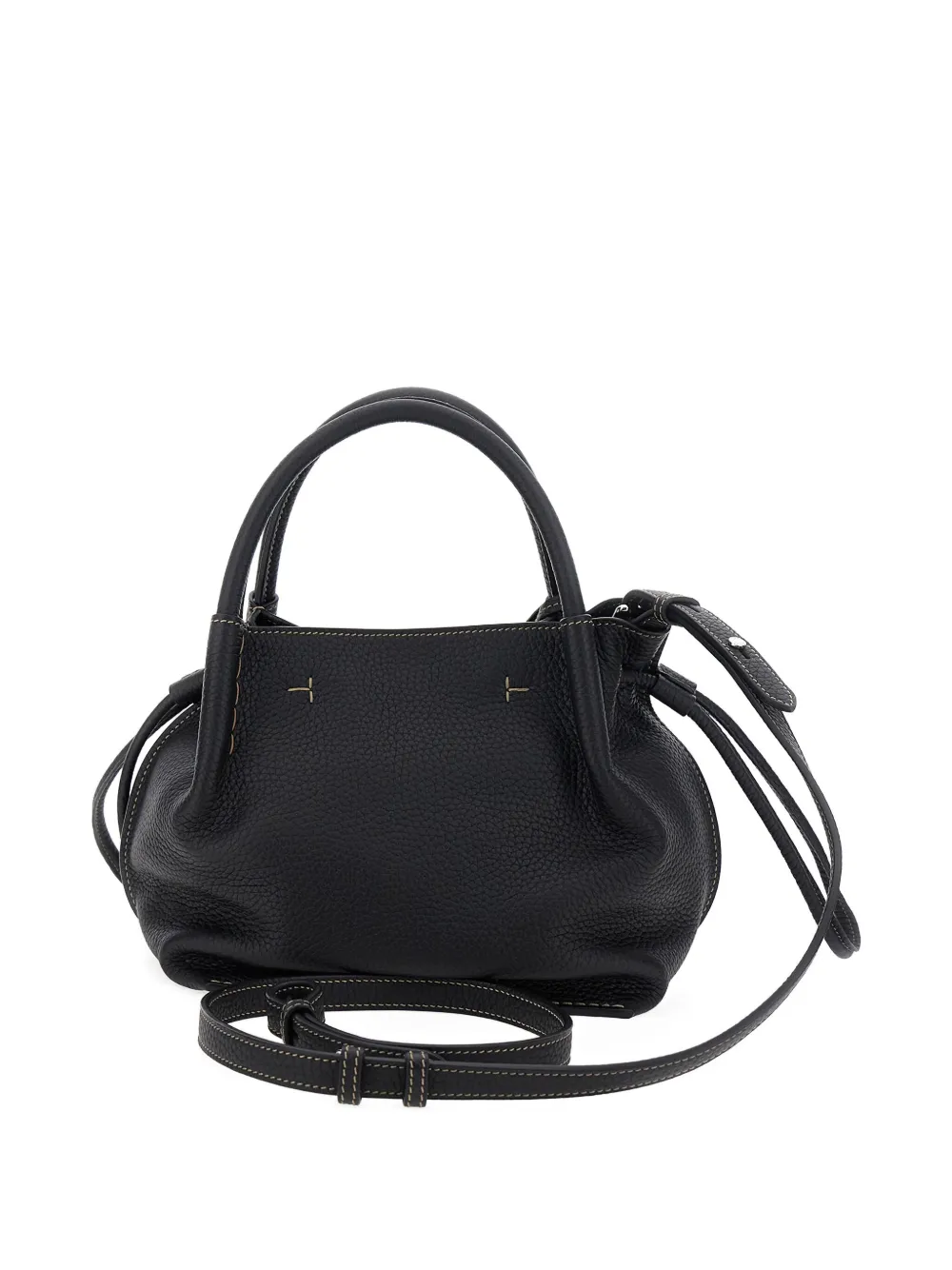 Tod's Buz shopper met T-logo Zwart