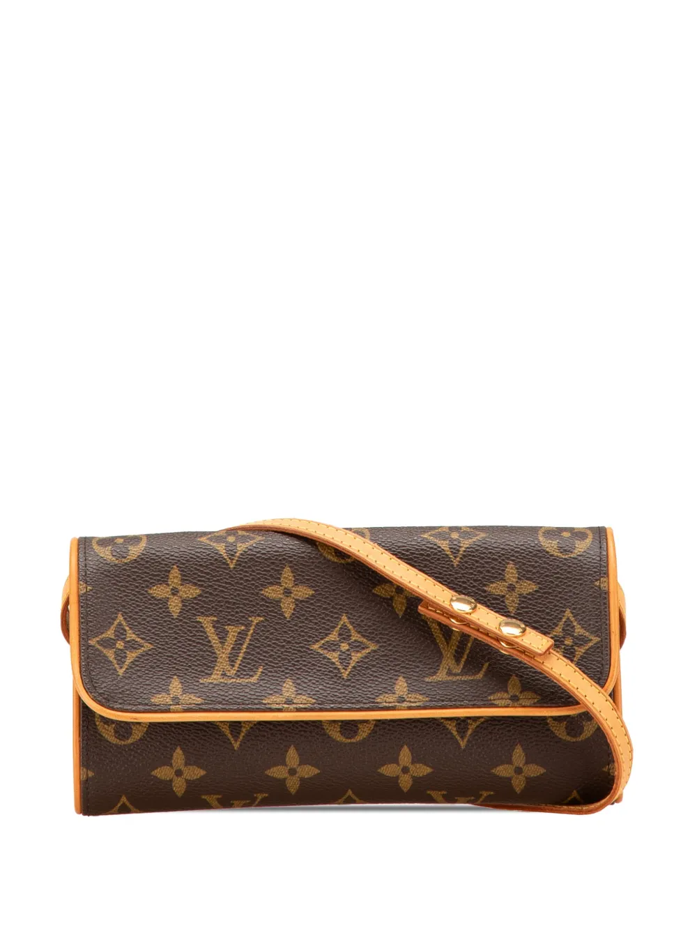 Louis Vuitton Pre-Owned 2002 Monogram Pochette Twin PM crossbody bag | Brown | Image 1