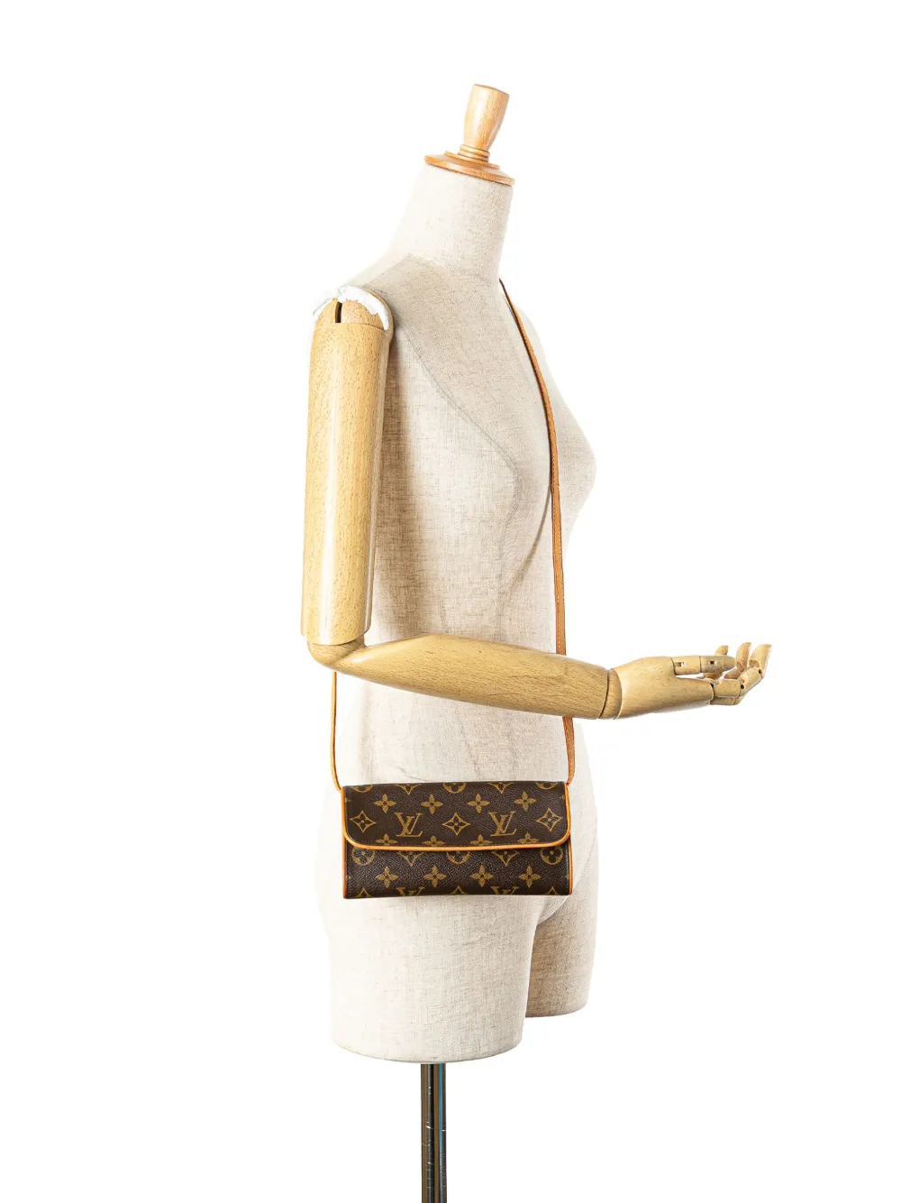 Louis Vuitton Pre-Owned 2002 Monogram Pochette Twin PM crossbody bag | Pre-Owned | Image 2