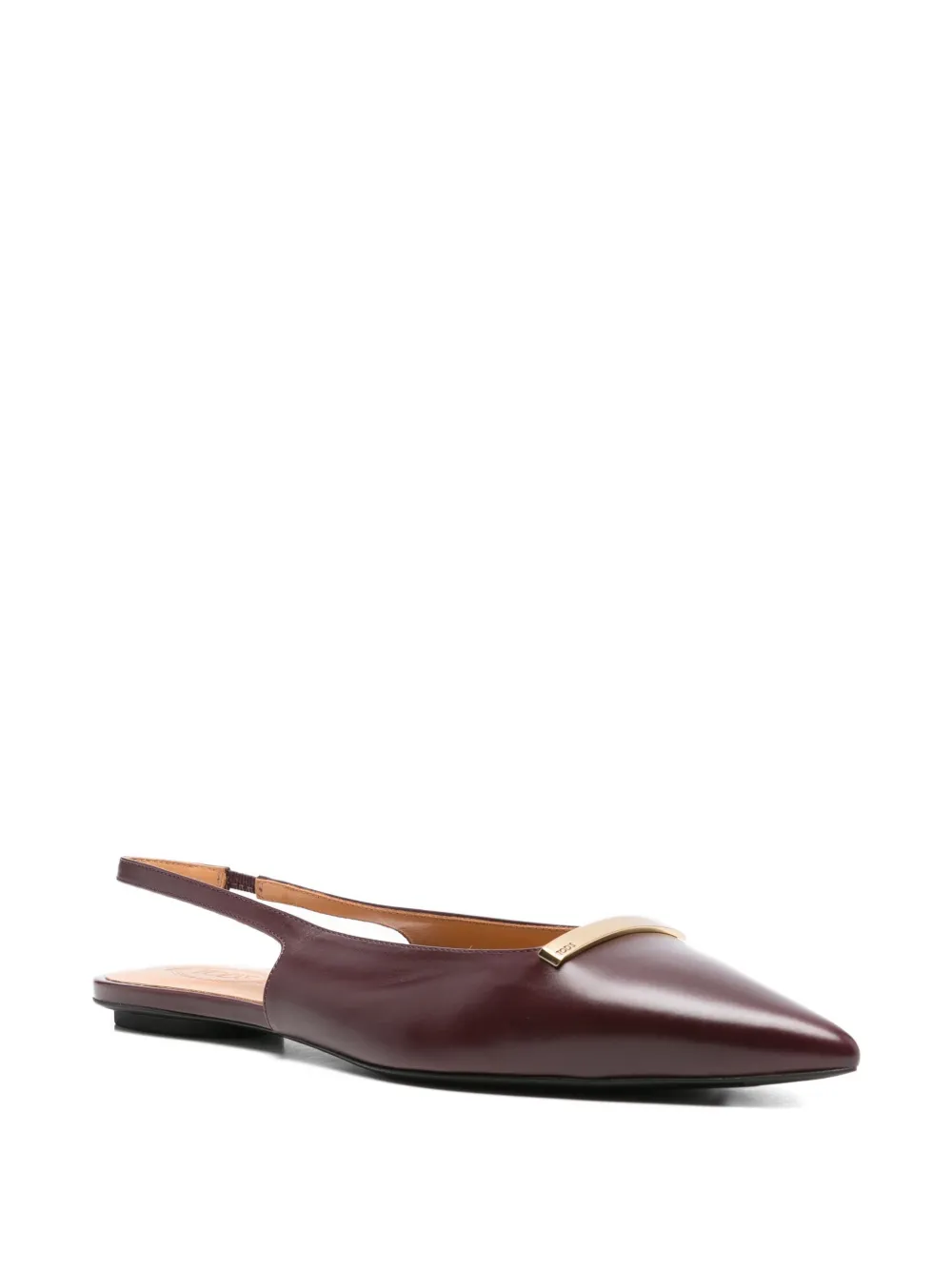 Tod's Slingback Pointed-toe Flat Pumps