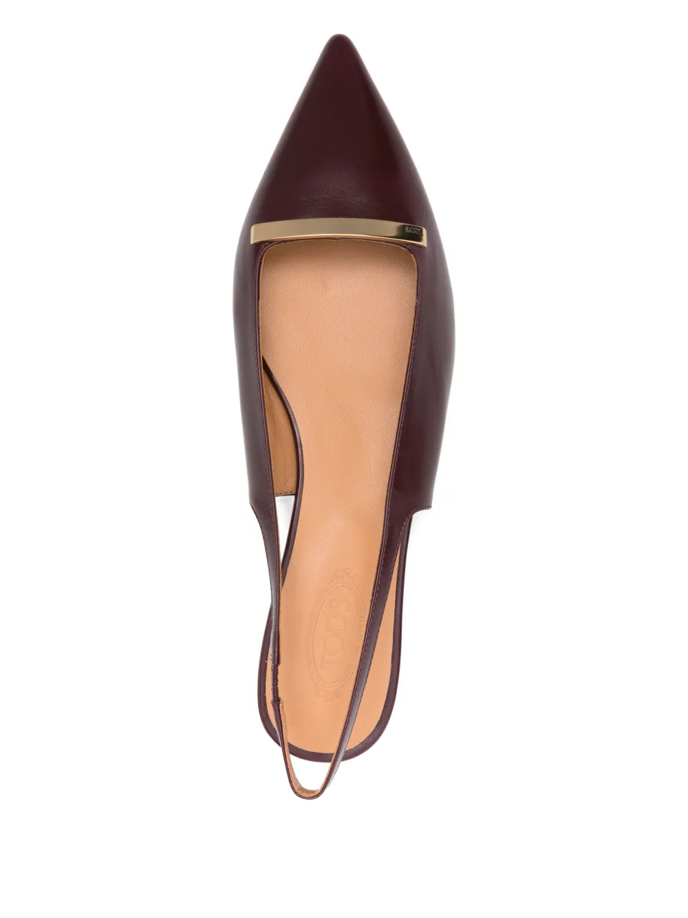 Tod's Slingback Pointed-toe Flat Pumps