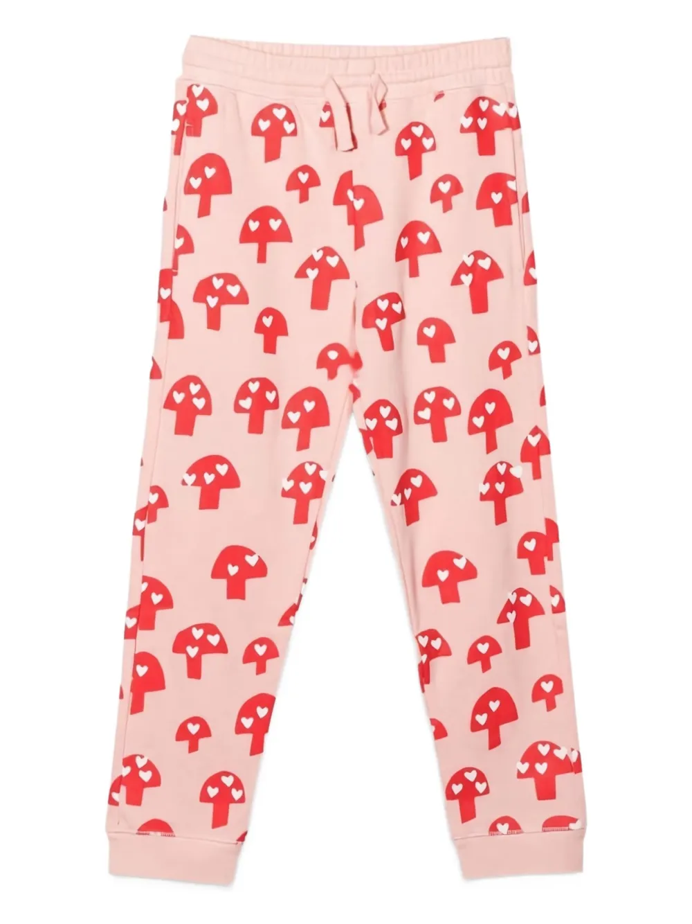 Stella McCartney Kids mushroom print trousers | Pink | Image 1
