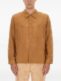 Séfr Maui lace-detail shirt - Brown