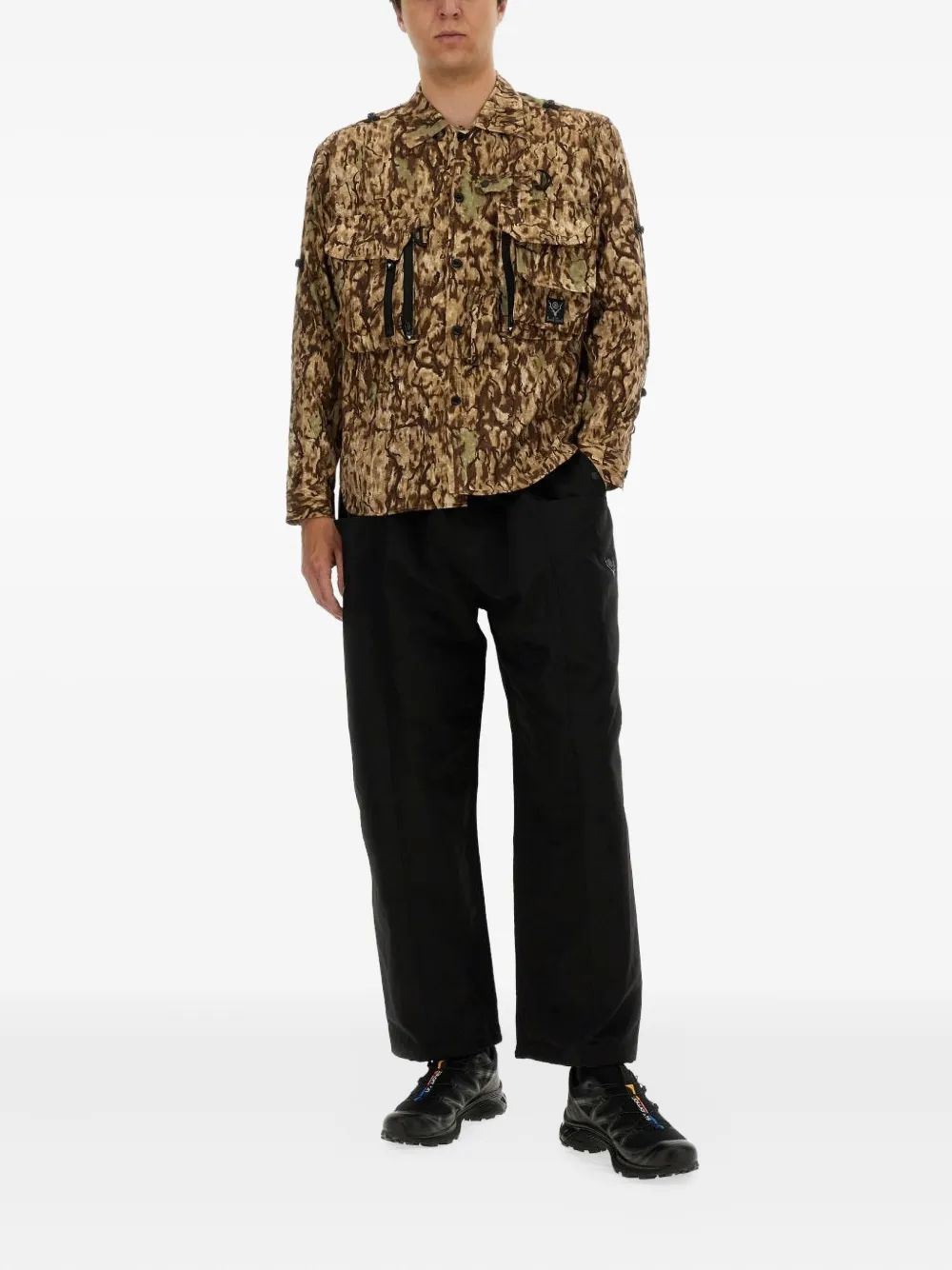 SOUTH2 WEST8 drawstring-waist trousers - Zwart