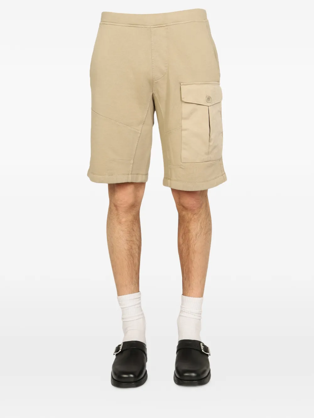 Ten C cargo-pocket shorts - Neutrals