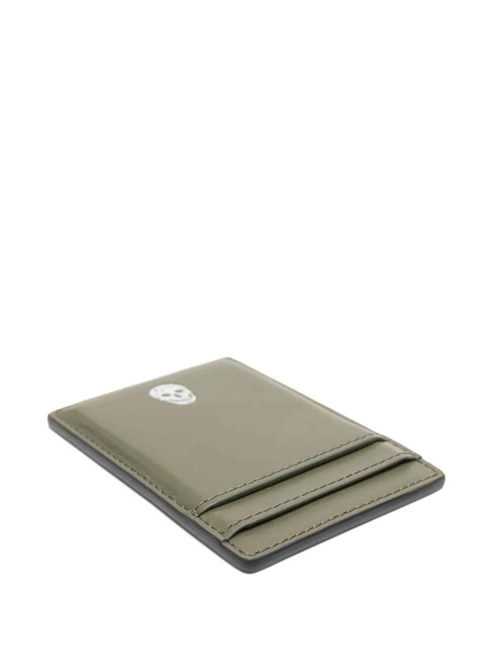Alexander Mcqueen Skull-detail Card Holder In Green