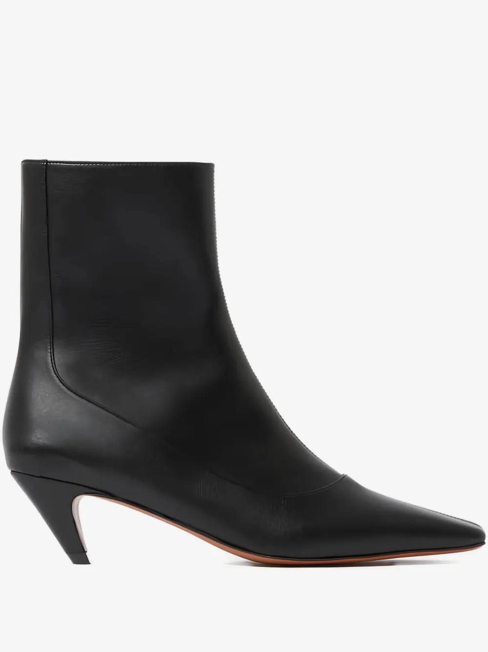 square-toe ankle boots