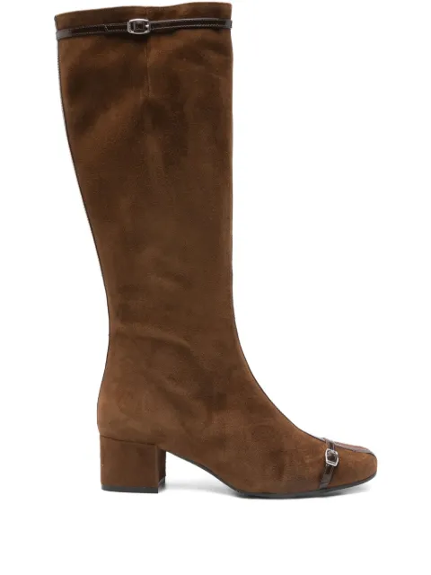 Carel Paris  50mm buckle-detail suede boots